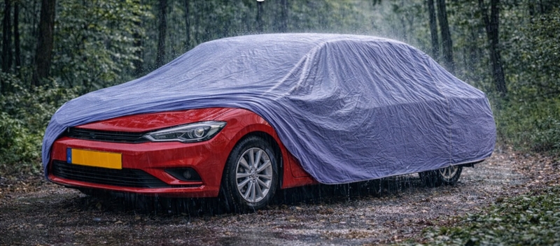 Autohoes sedan coupe cabrio met fleece voering