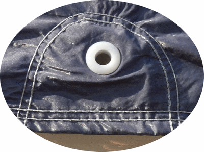 Bevestiging van autohoes